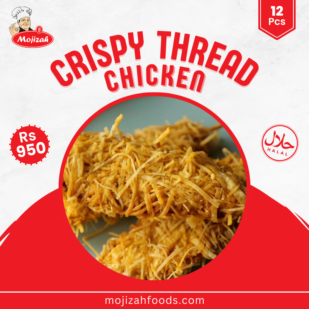 Mojizah Laziz Crispy Thread Chicken, 12 Pcs