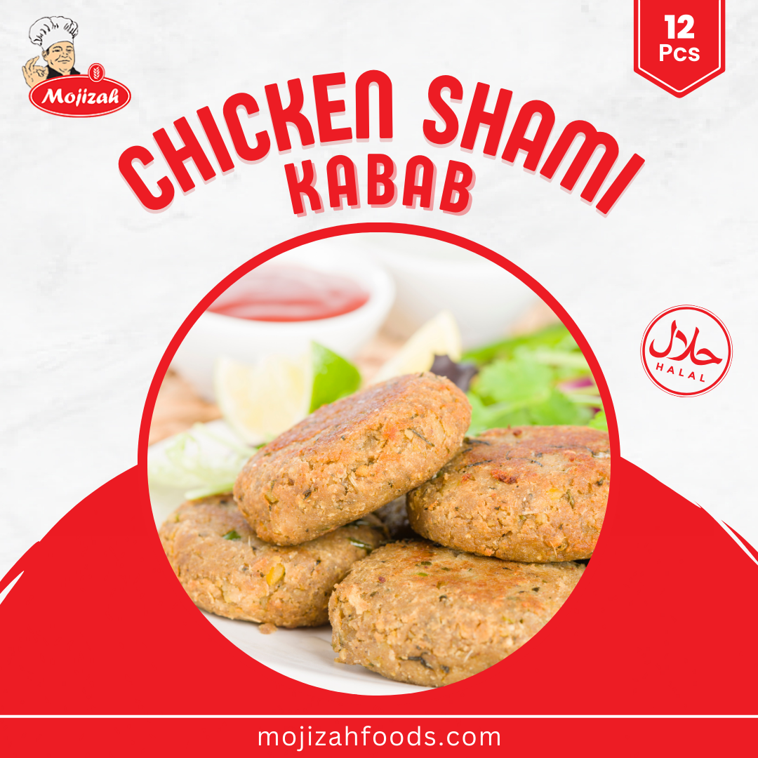 Mojizah Chicken Shami Kabab 12 Pcs