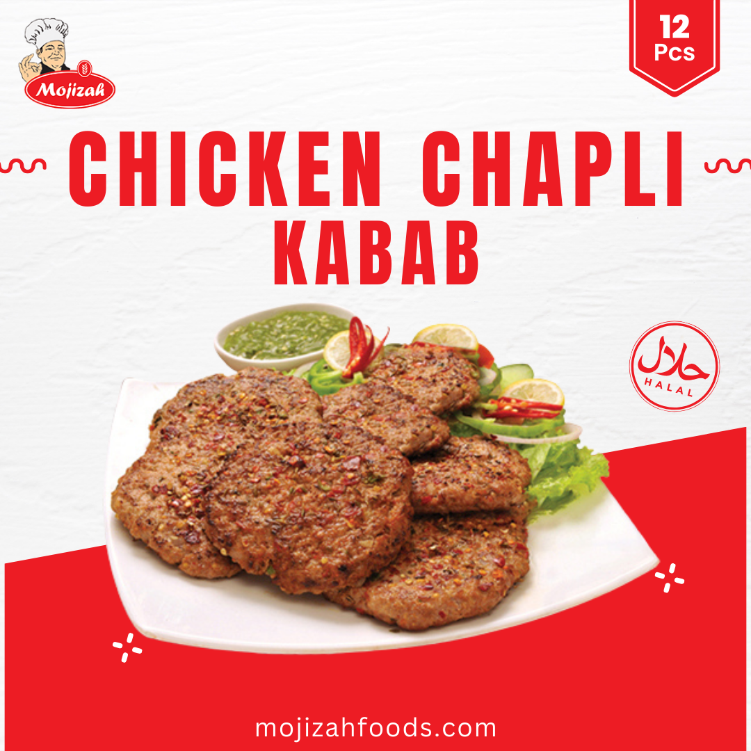 Mojizah Chicken Chapli Kabab 12 Pcs