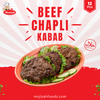 Mojizah Beef Chapli Kabab 12 Pcs