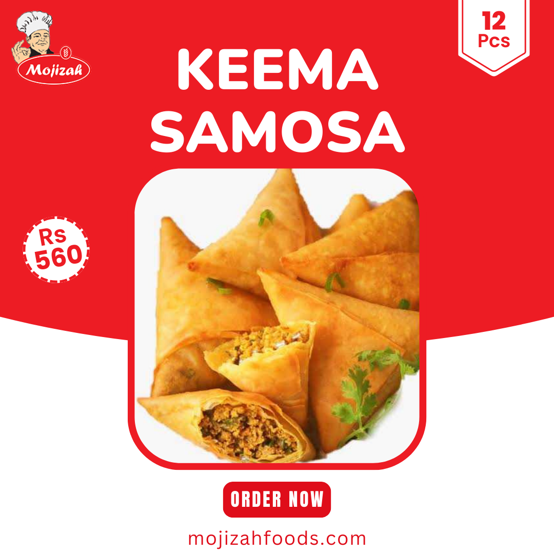 Mojizah Laziz Keema Samosa, 12 Pcs