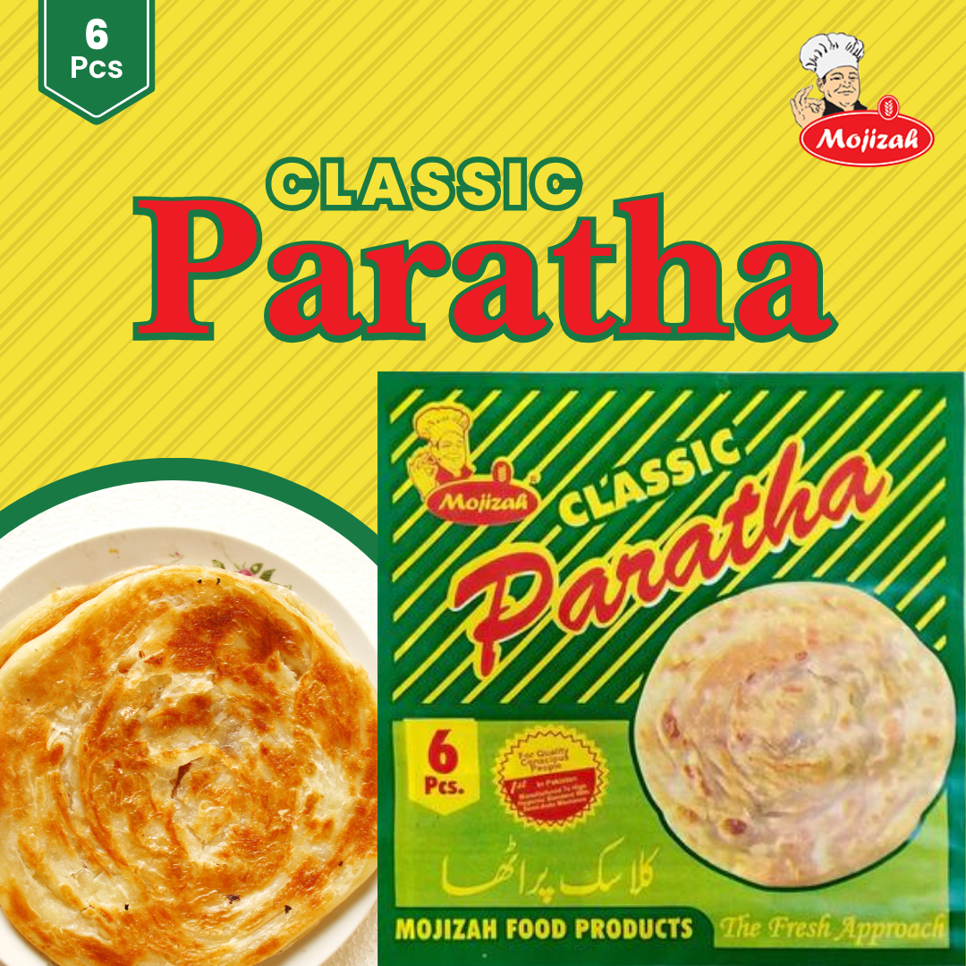 Mojizah Laziz Classic Paratha, 6 Pcs