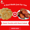 Mojizah Laziz Paratha And Shami Kabab Deal